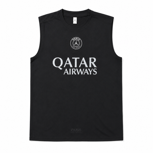 Conjunto Sem Mangas PSG – Preto – imagem 2