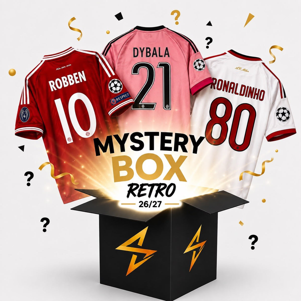 Mystery Box – Camisola Retro de Jogador