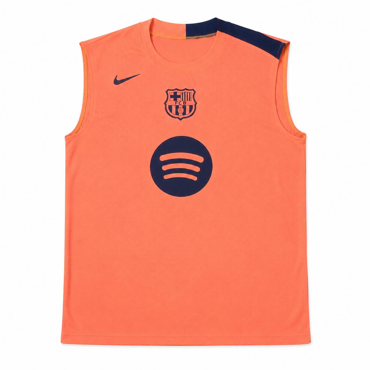 Conjunto Sem Mangas Barcelona – Laranja – imagem 2