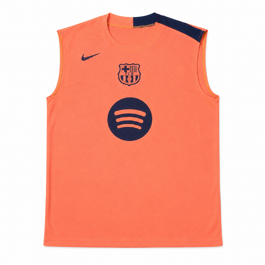 Conjunto Sem Mangas Barcelona – Laranja – imagem 2