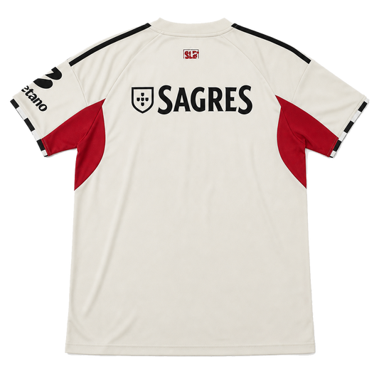 Camisola Alternativa Bege Benfica 25/26