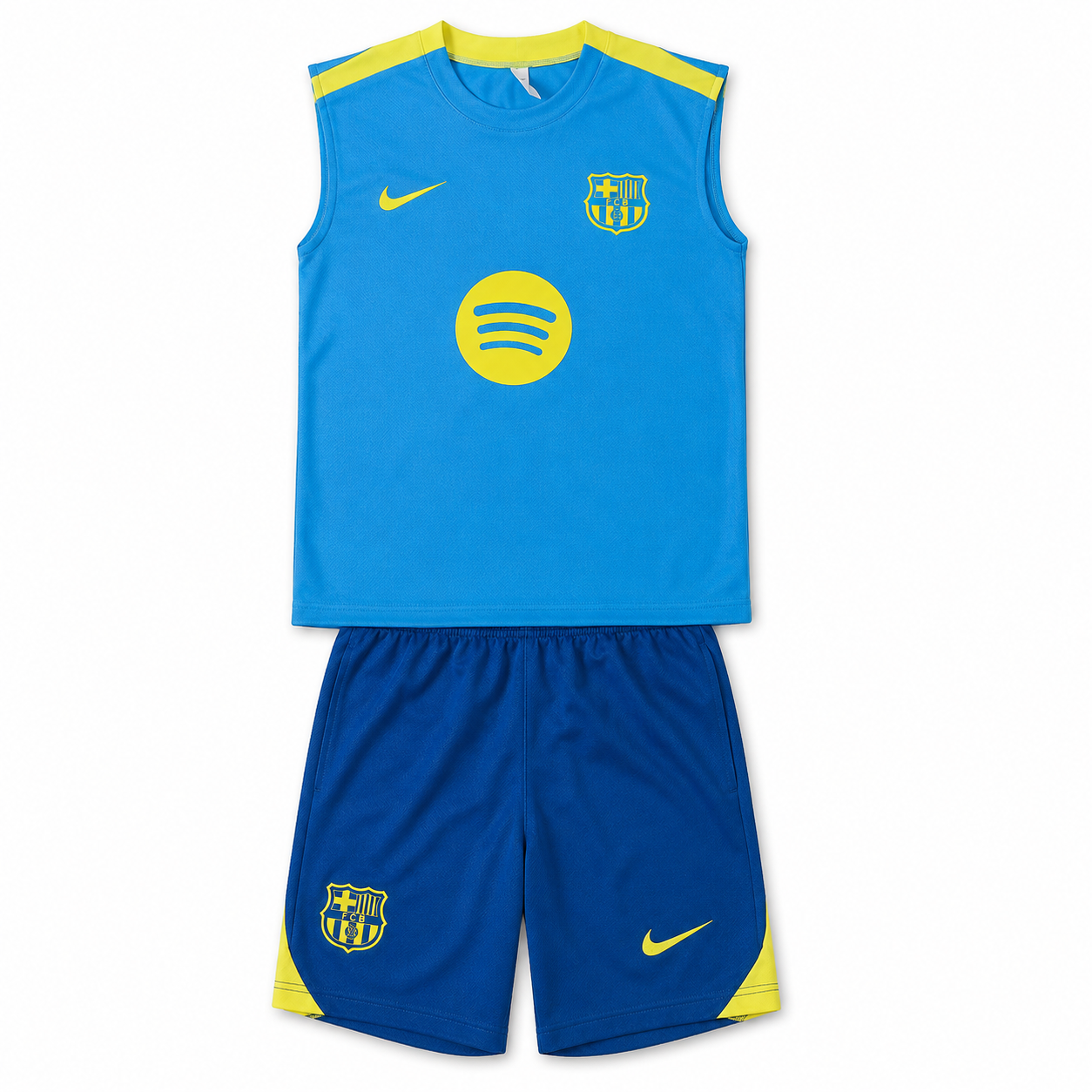 Conjunto Sem Mangas Barcelona – Azul – imagem 1