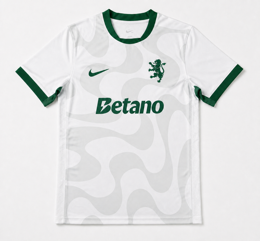 Camisola Alternativa Branca Sporting CP 25/26