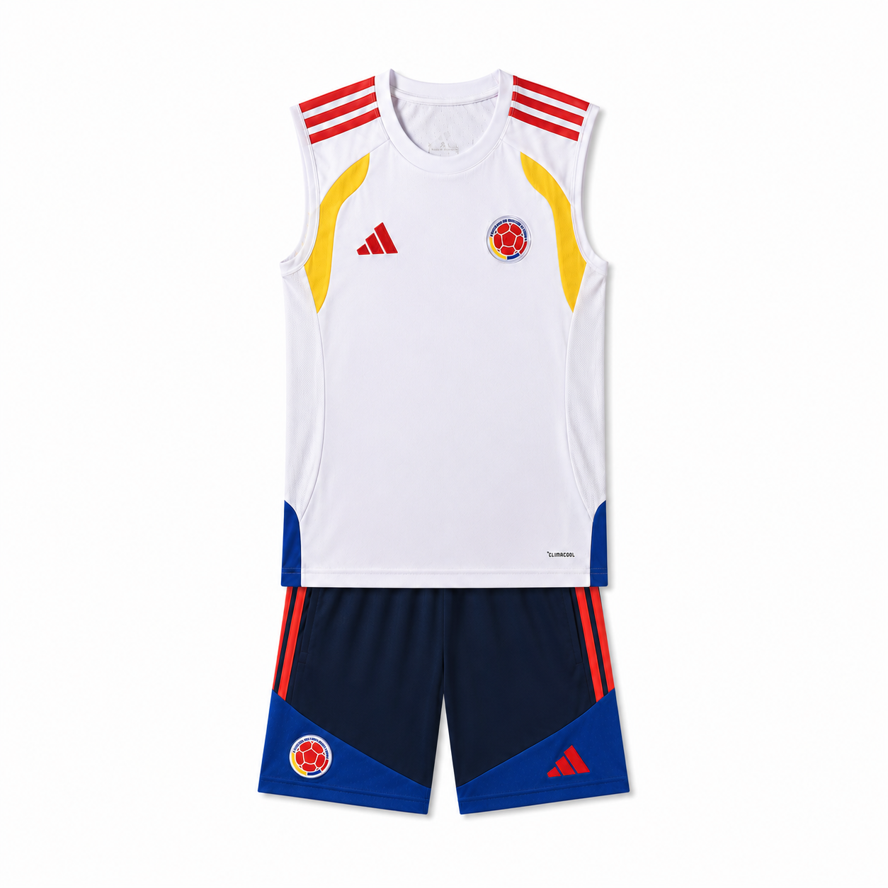 Conjunto Sem Mangas Colômbia – Branco – imagem 1