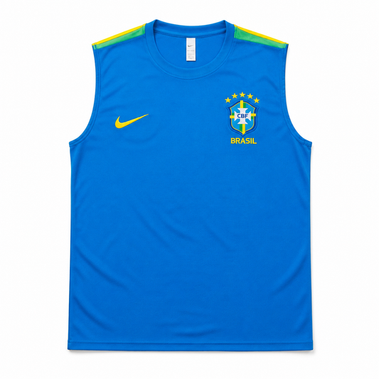 Conjunto Sem Mangas Brasil – Azul – imagem 2