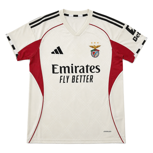 Camisola Alternativa Bege Benfica 25/26