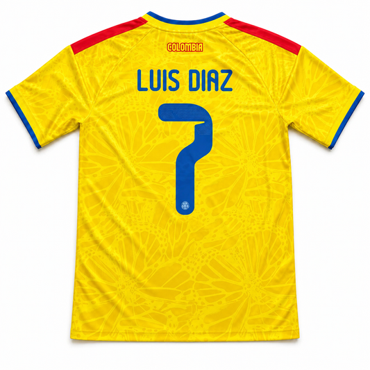 Camisola Principal Colômbia 2026 L. Diaz