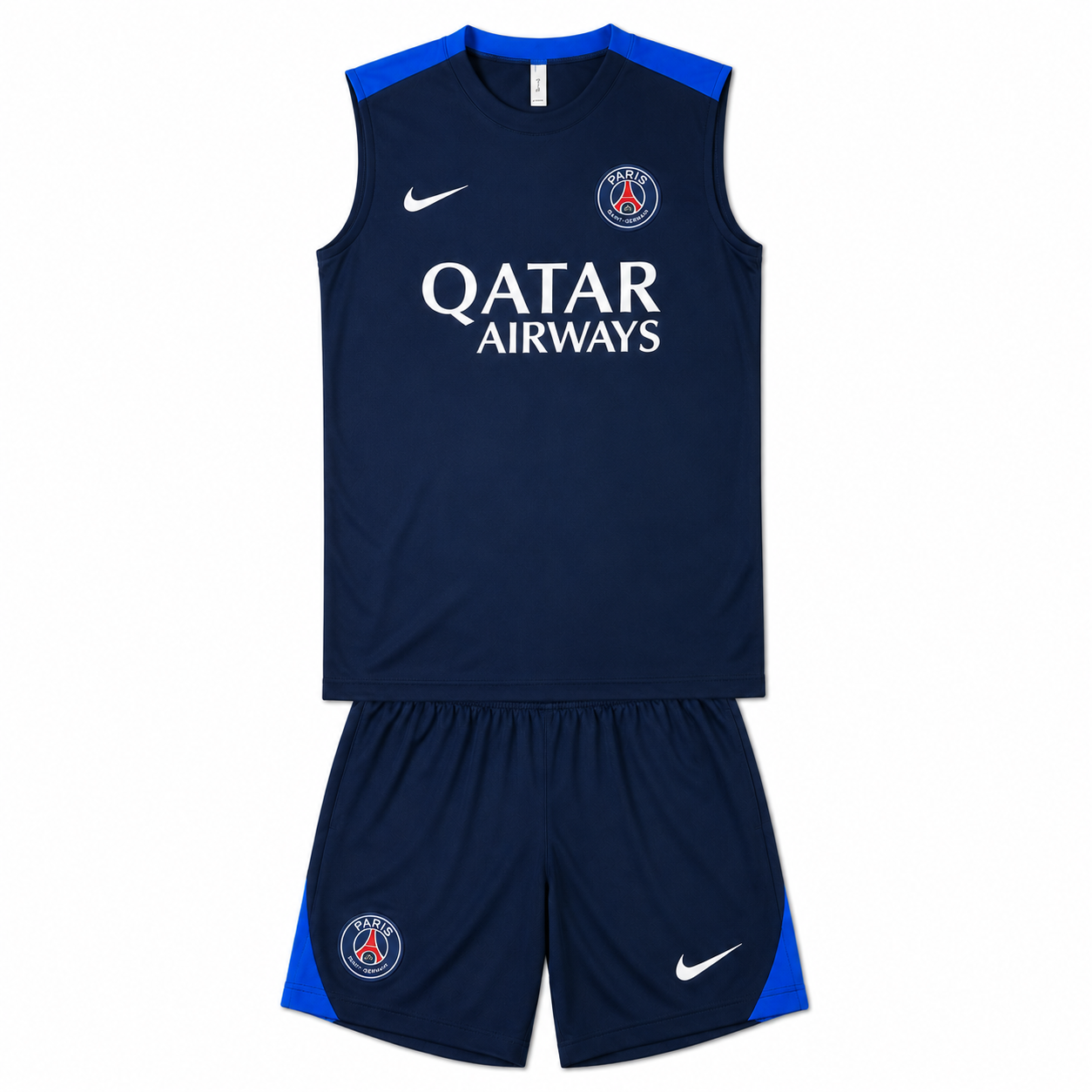 Conjunto Sem Mangas PSG – Azul Escuro – imagem 1